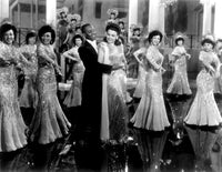 Stormy Weather movie poster print featuring Lena Horne and Bill Robinson, classic film art.