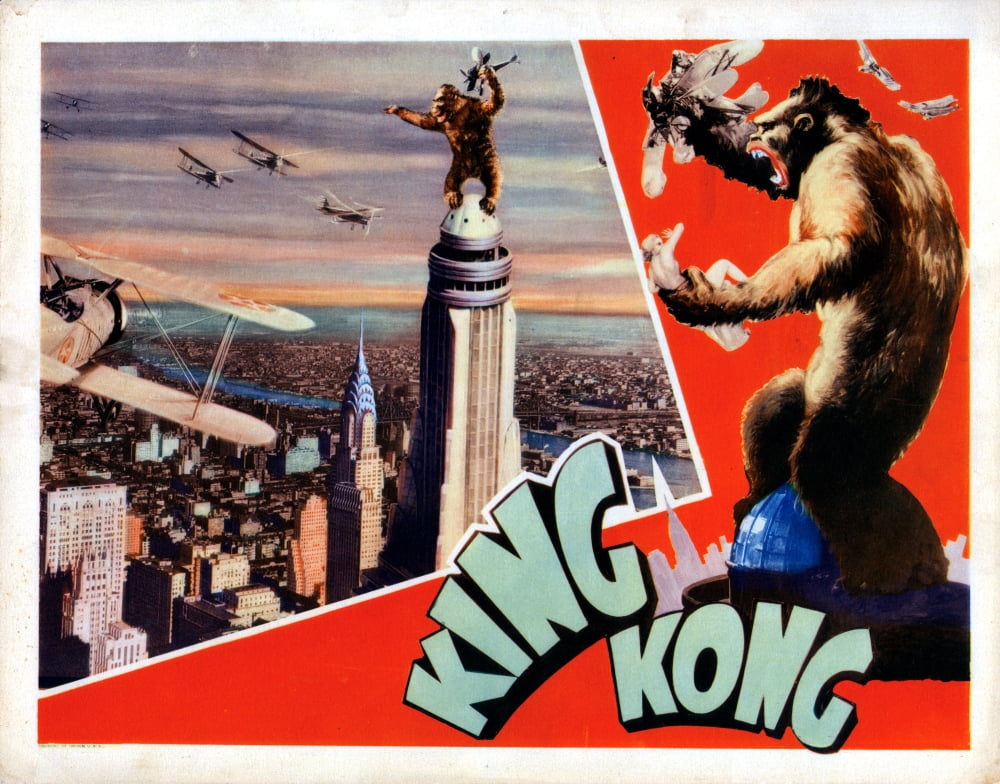 King Kong 1933 Movie Poster Masterprint, available in multiple sizes.