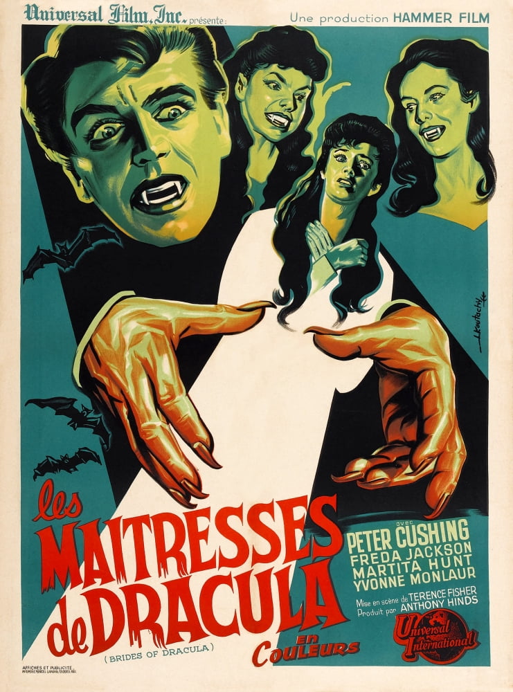 The Brides (Les Maitresses De Dracula) French Movie Poster Print