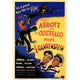 Abbott and Costello Meet Frankenstein classic movie poster print 27 x 40.