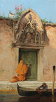Venice at the Arco dell'Abbazia della Misericordia Poster Print by Antonietta Brandeis, showcasing a beautiful view of Venice.
