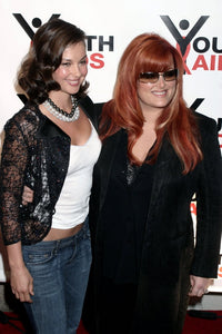 Ashley and Wynonna Judd poster print at Youth Aids Benefit in Manhattan