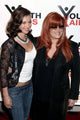 Ashley and Wynonna Judd poster print at Youth Aids Benefit in Manhattan