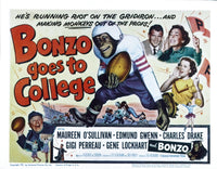Goes to College Movie Masterprint Poster featuring Edmund Gwenn, Bonzo, Charles Drake, Maureen O'Sullivan, Gigi Perreau