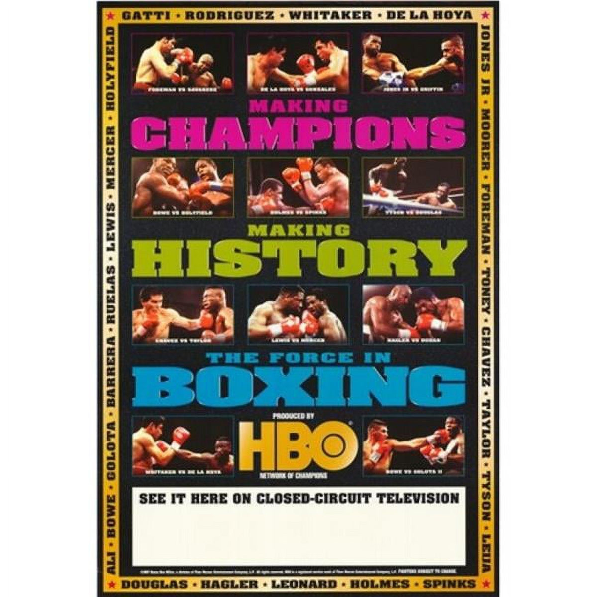 'The Force in Boxing' movie poster 11x17 print