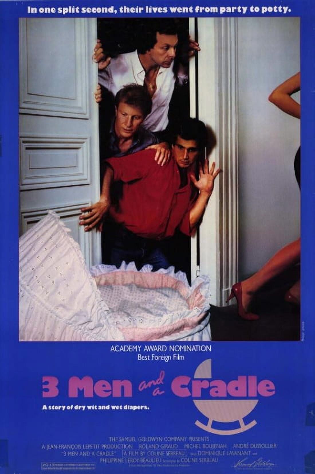 Three Men and a Cradle Movie Poster 11x17 print