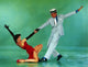 The Band Wagon movie poster print featuring Cyd Charisse and Fred Astaire from 1953.