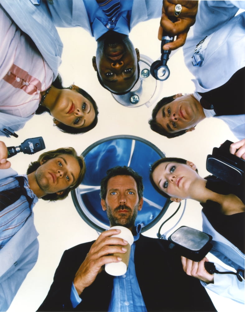 Hugh Laurie holding a cup of coffee photo print