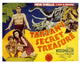 Tarzan's Secret Treasure movie poster print featuring Maureen O'Sullivan and Johnny Weissmuller.