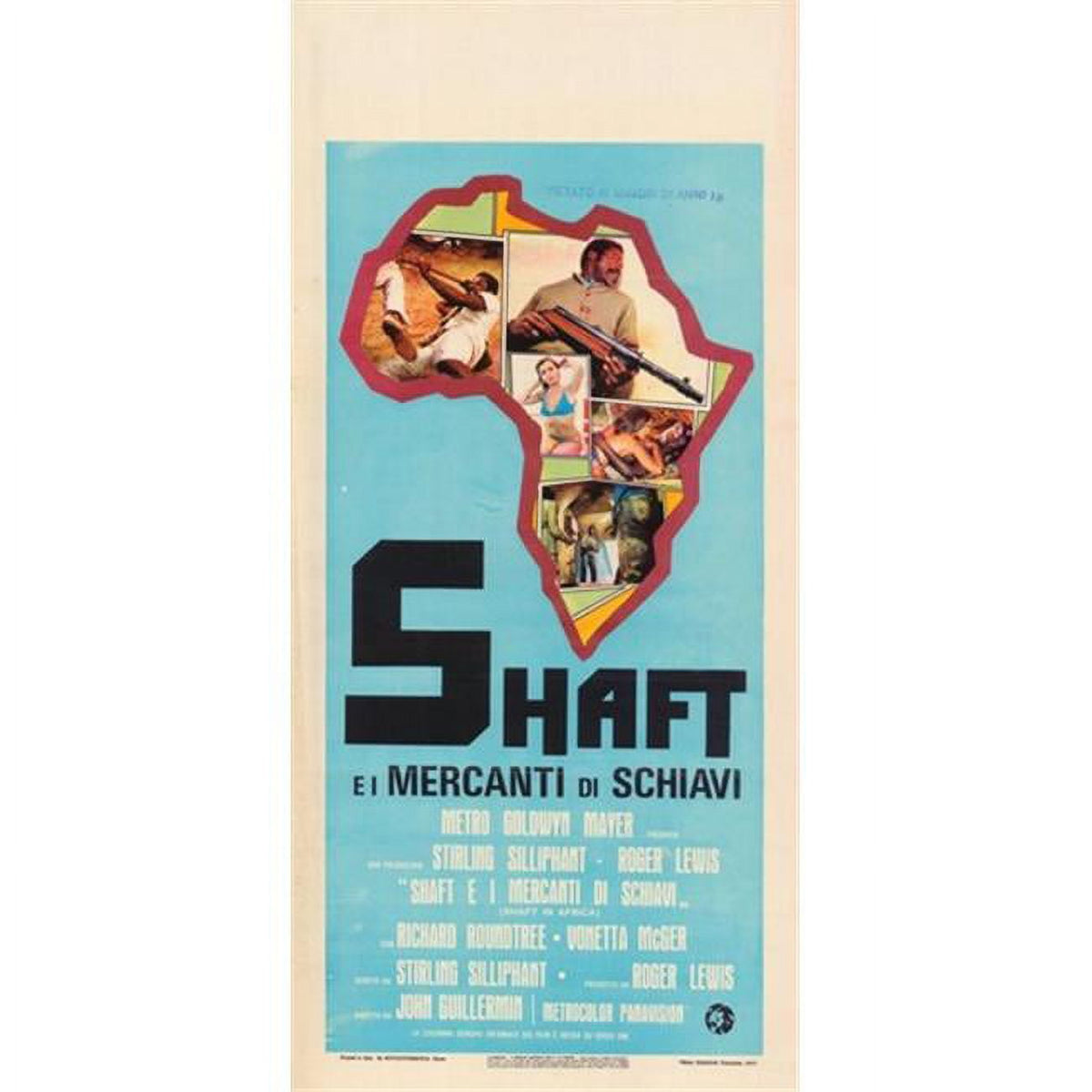 'Shaft in Africa' movie poster print 11x17 inches.
