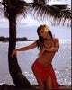 Carmen Electra Hula Dancing on Beach Photo Print