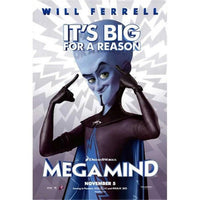 Megamind Style A Movie Poster - 11x17 vibrant design