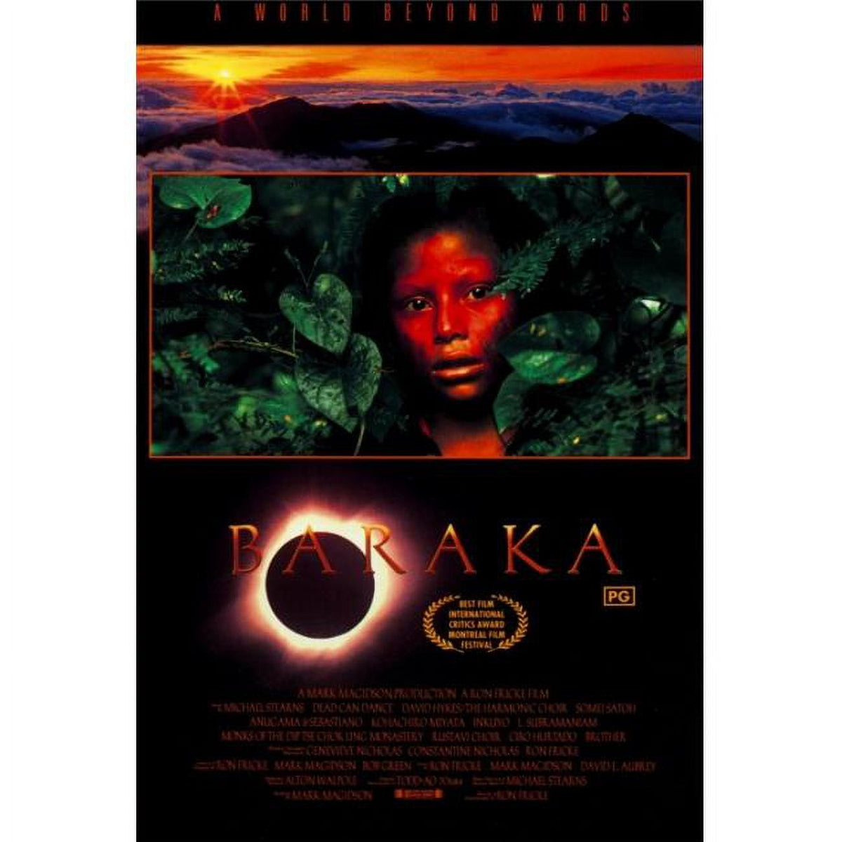 Baraka Movie Poster Print - 27x40 inches, vibrant colors and stunning imagery.