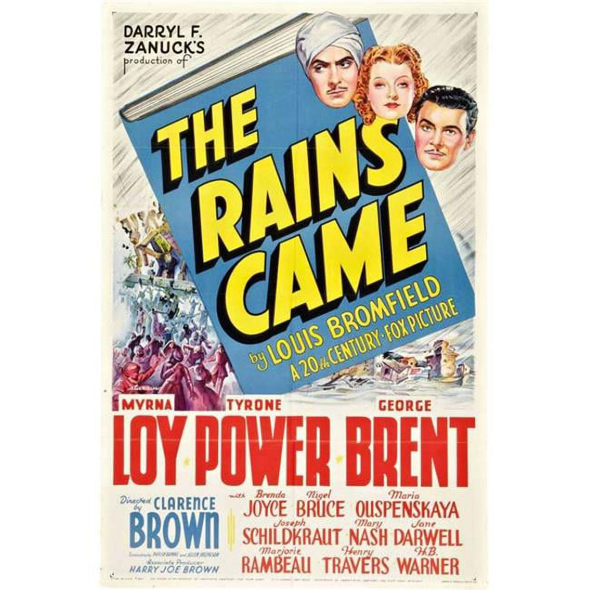 The Rains Came Movie Poster Print - 27x40 size
