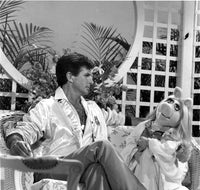 George Hamilton and Miss Piggy photo print from The Muppet Show