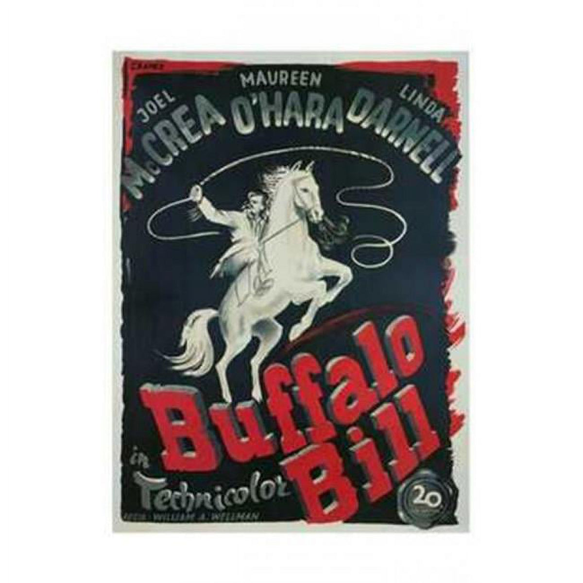 Buffalo Bill Movie Poster 11x17 - Classic Western Art