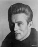 James Dean classic portrait photo print on white background.