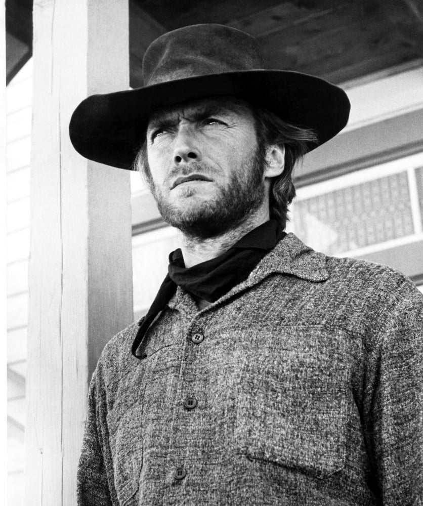 High Plains Drifter Portrait Poster Print available in multiple sizes.