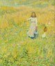 The Little Worker poster print by Helen Galloway McNicoll showing a child at work.