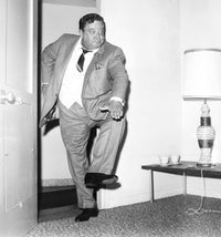 Jackie Gleason 'And Away We Go' exit pose portrait print.