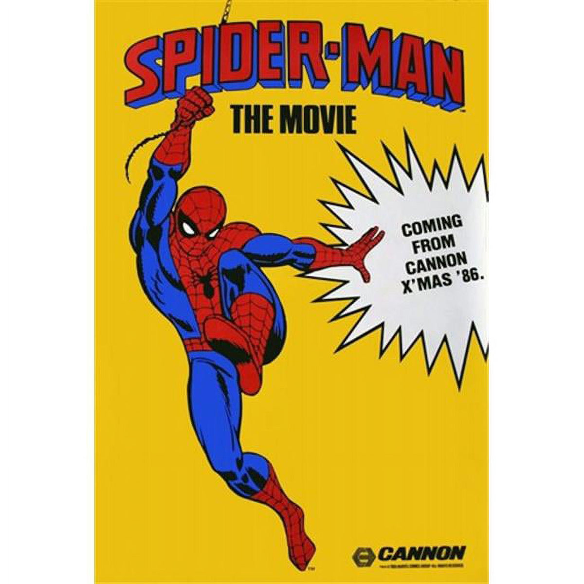 Spider-Man Movie Poster 11x17 - vibrant artwork of the iconic superhero.
