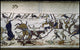 Bayeux Tapestry Poster Print showcasing historical embroidery art.