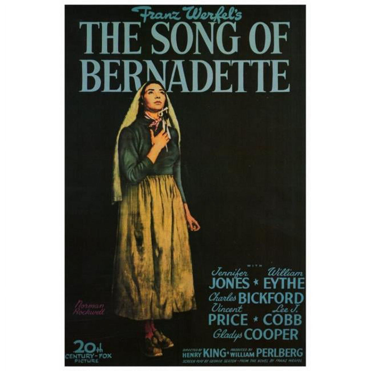 The Song of Bernadette Movie Poster Print - 27x40