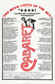 Cabaret movie poster print featuring Liza Minnelli - 1972.