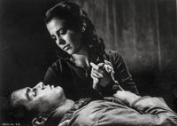 West Side Story photo print of a man lying down, vibrant theatrical scene.