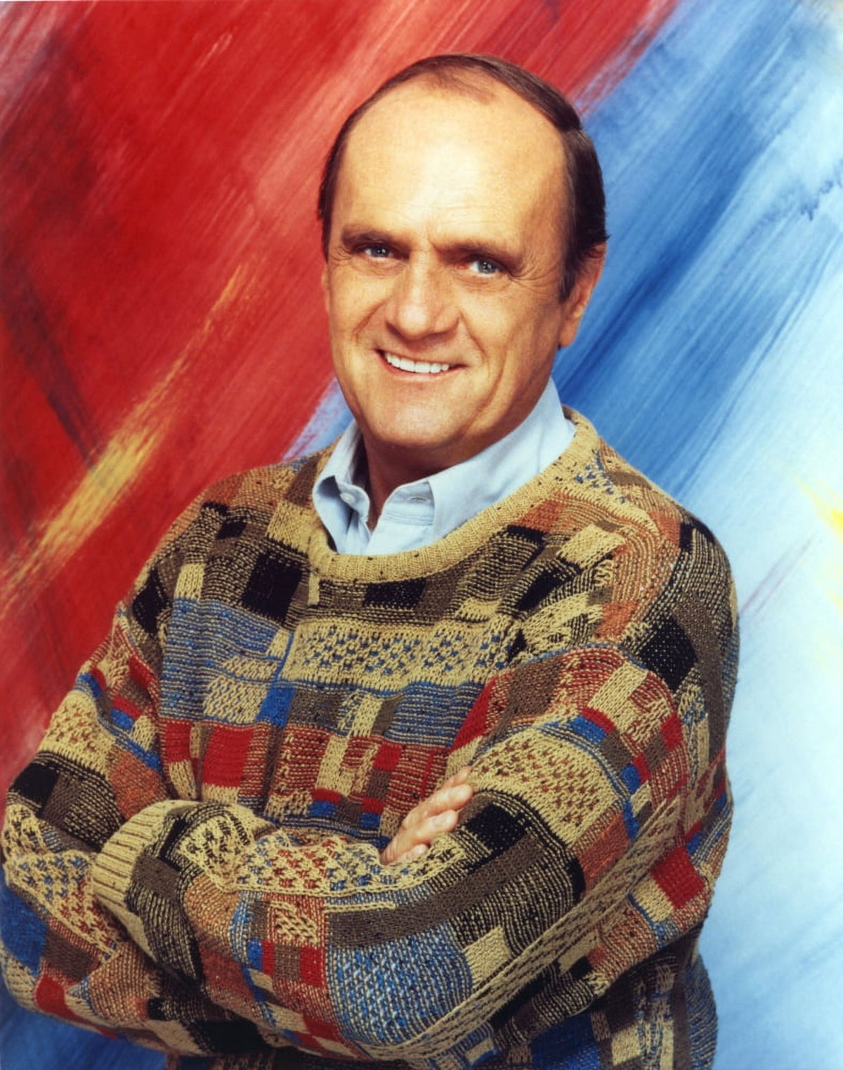 Bob Newhart Portrait Photo Print with Arms Crossed in Sweater