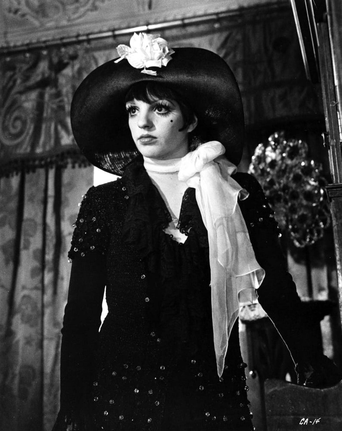 Liza Minnelli elegant black and white portrait photo print