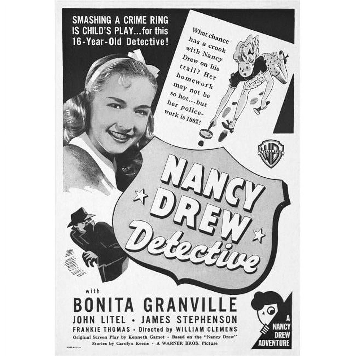 Nancy Drew Detective 1938 Movie Masterprint Poster 11x17