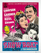 Show Boat Movie Masterprint Poster featuring Joe E. Brown, Kathryn Grayson, Howard Keel, and Ava Gardner from the 1951 film.