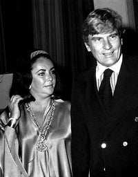 Elizabeth Taylor and John Warner classic photo print