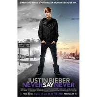 Justin Bieber Never Say Never Movie Poster 11x17