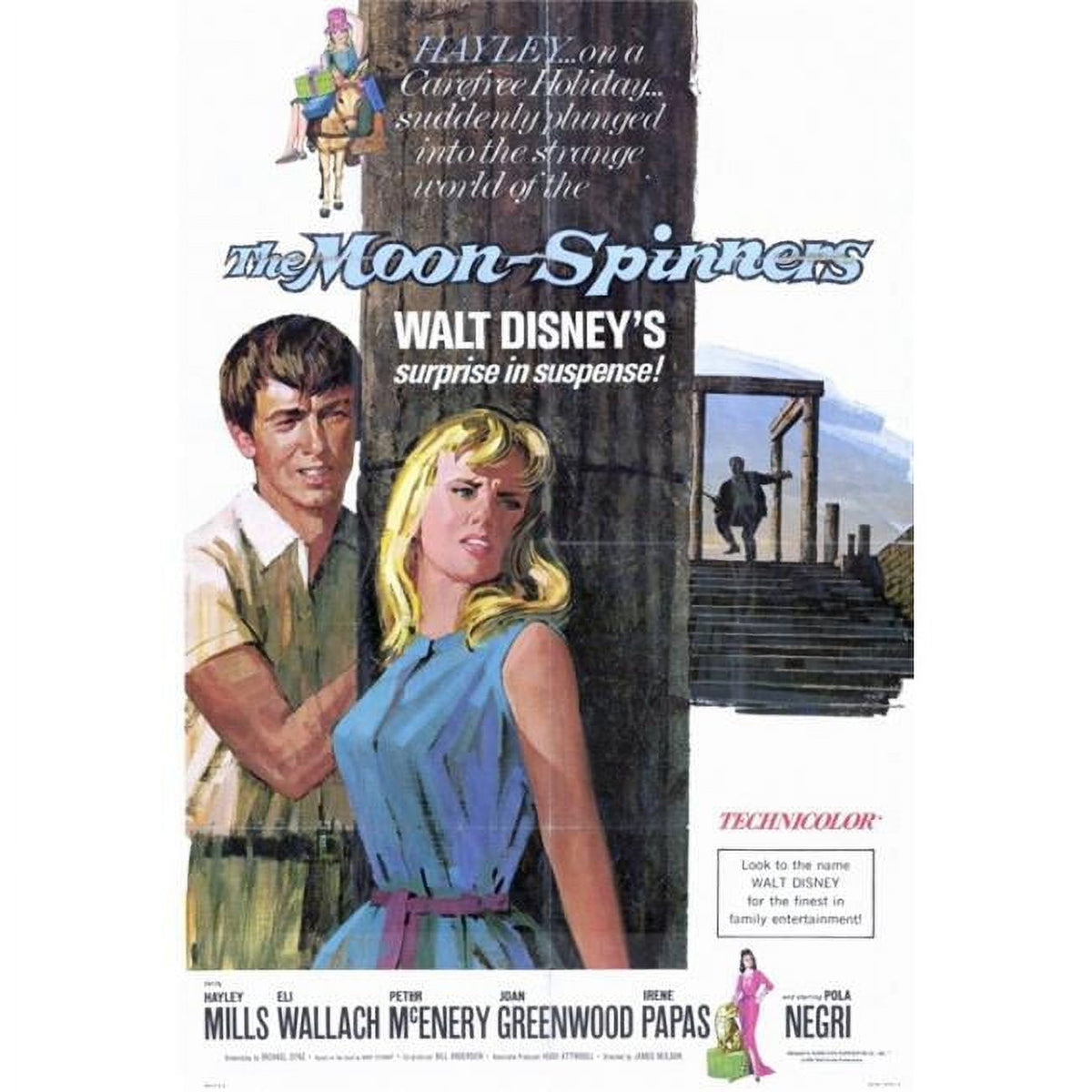 The Moon-Spinners Movie Poster Print - 27x40 inches