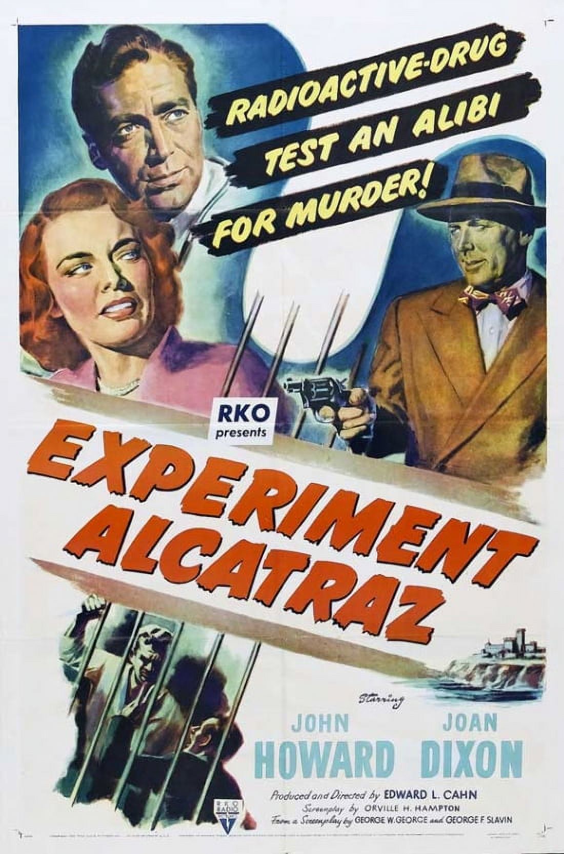 Experiment Alcatraz Movie Poster 11x17 Print showcasing iconic prison escape theme.