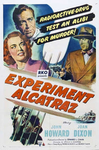 Experiment Alcatraz Movie Poster 11x17 Print showcasing iconic prison escape theme.