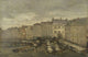 The Grand Place Brussels art print by Guillaume Vogels showing market stalls in the central square.
