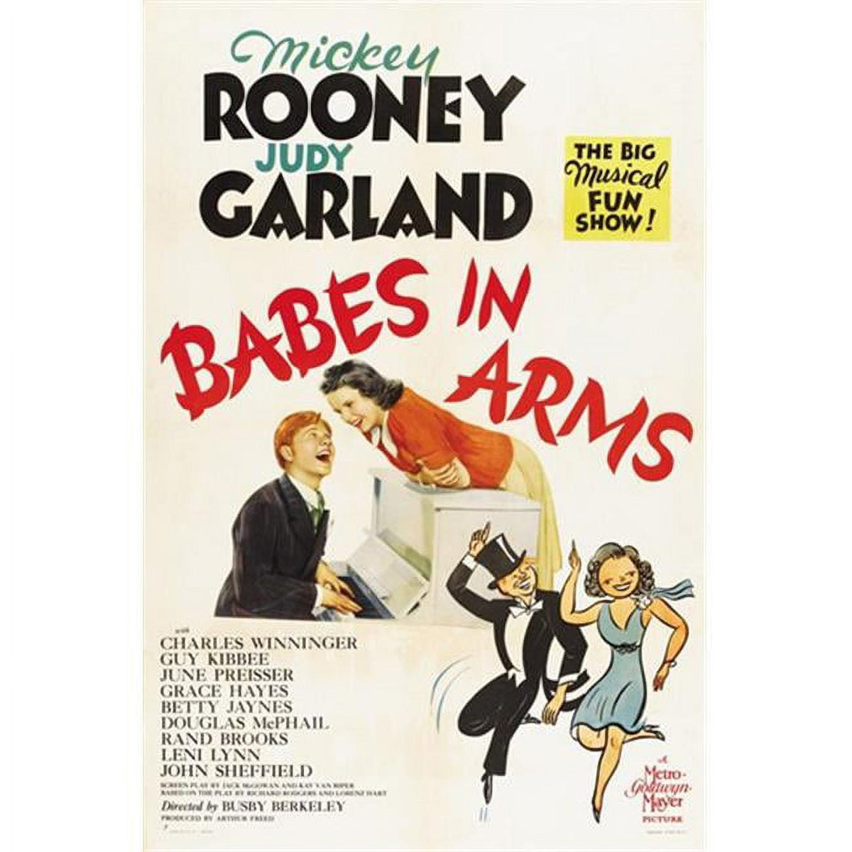 Babes in Arms vintage movie poster print 11x17