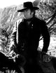 Clint Eastwood portrait in cowboy outfit photo print.