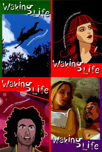 Waking Life Movie Poster Print - 27x40 size, vibrant colors, perfect for decor.