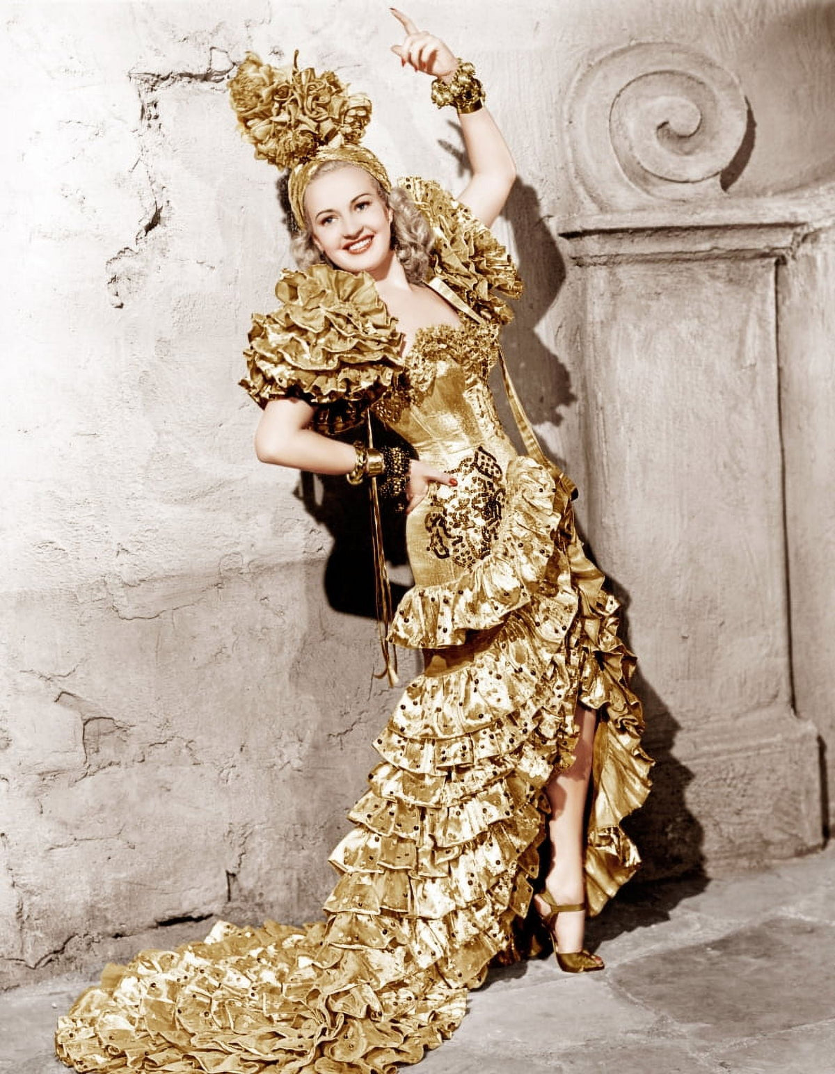Down Argentine Way movie photo print featuring Betty Grable, 1940.