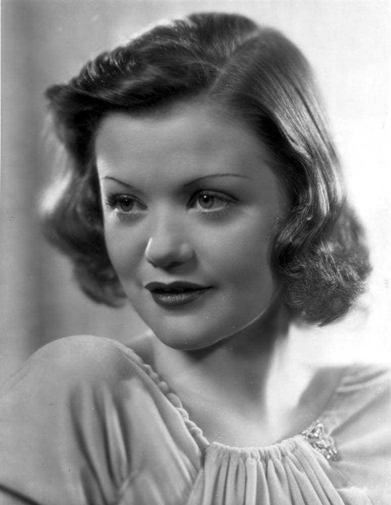 A Portrait of Simone Simon photo print showcasing classic cinema beauty.