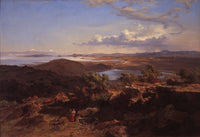 The Valley of Mexico from the Santa Isabel Mountain Range Poster Print by José María Velasco