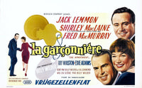 'The Apartment' movie poster featuring Jack Lemmon and Shirley Maclaine