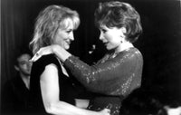 Meryl Streep and Shirley MacLaine iconic photo print, perfect for movie lovers.