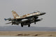 F-16D Barak Israeli Air Force landing poster print.