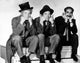 Harpo and Groucho Marx vintage photo poster print