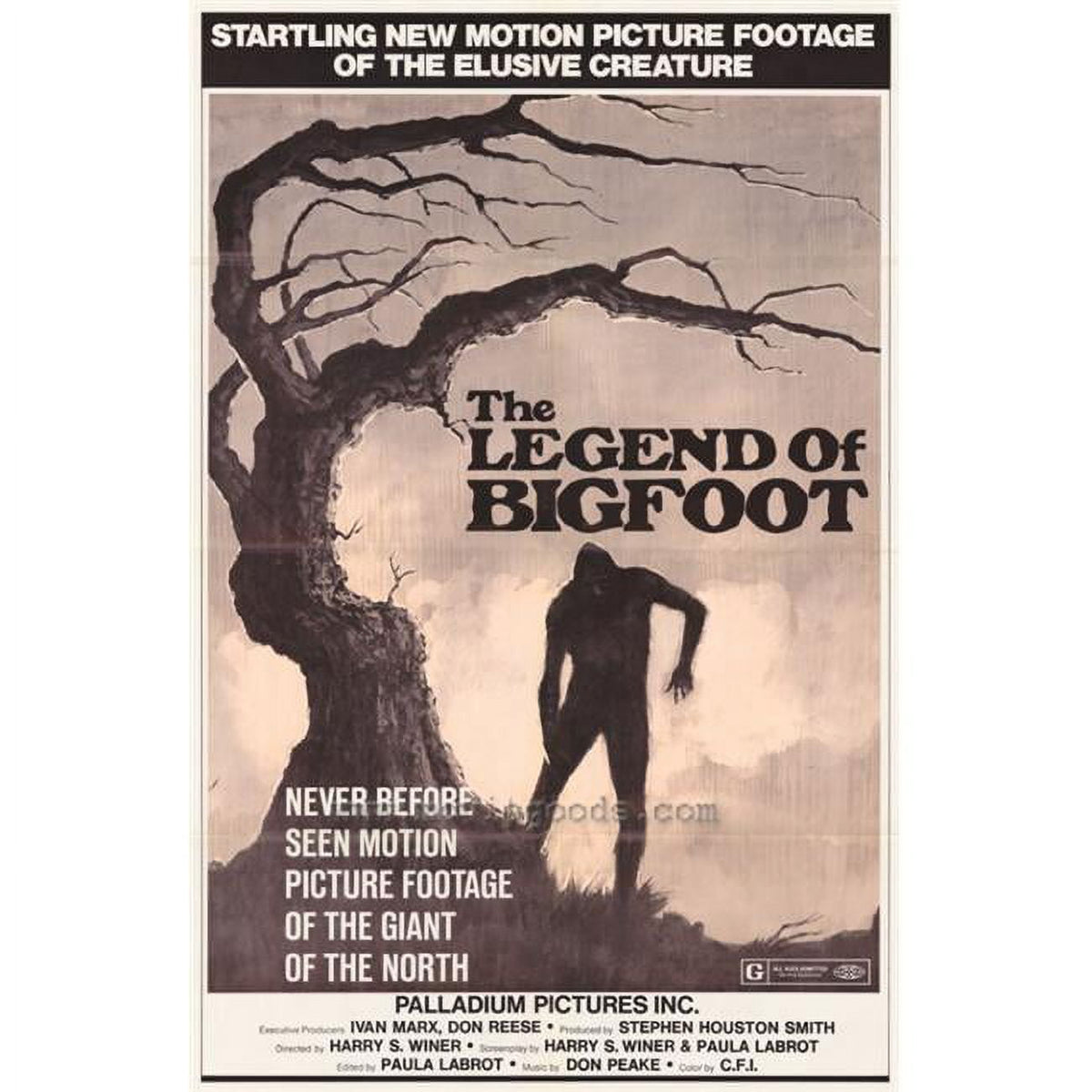 Legend of Bigfoot Movie Poster Print 27x40